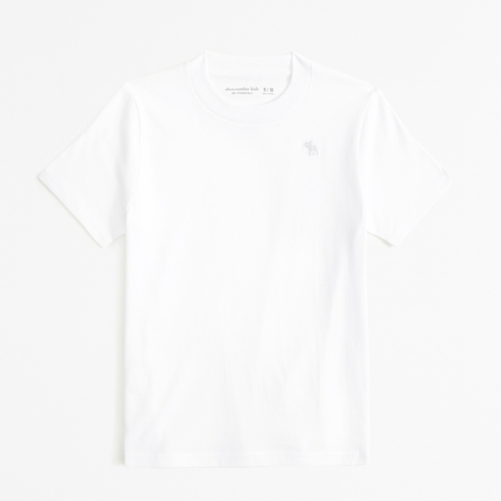 Abercrombie & Fitch Classic White Short Sleeve Tee
